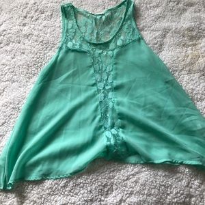 lush Aqua blouse